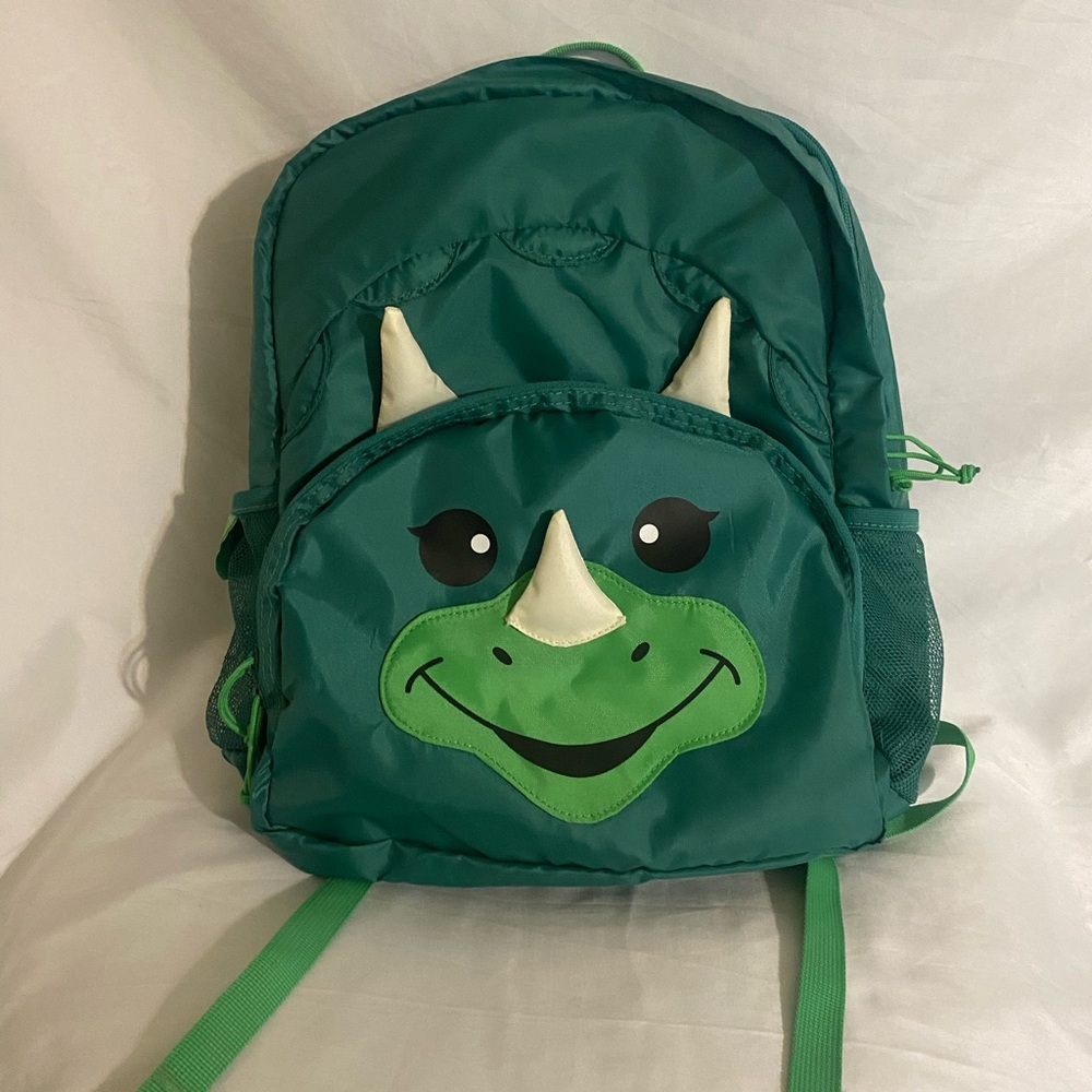 Green Dinosaur Kids Backpack